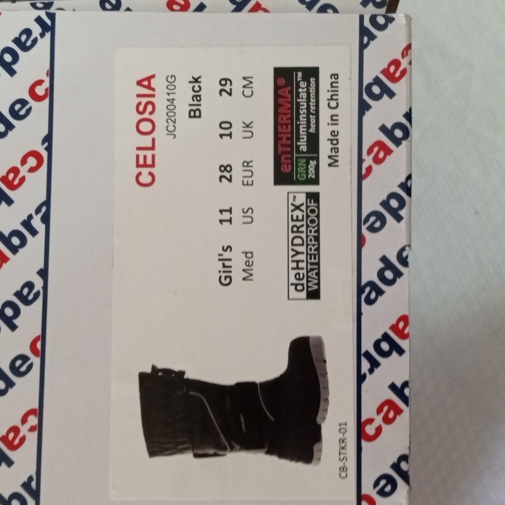 Celosia Girl's Snow Boot: Insulated, deHYDREX Waterproof, Memory Foam